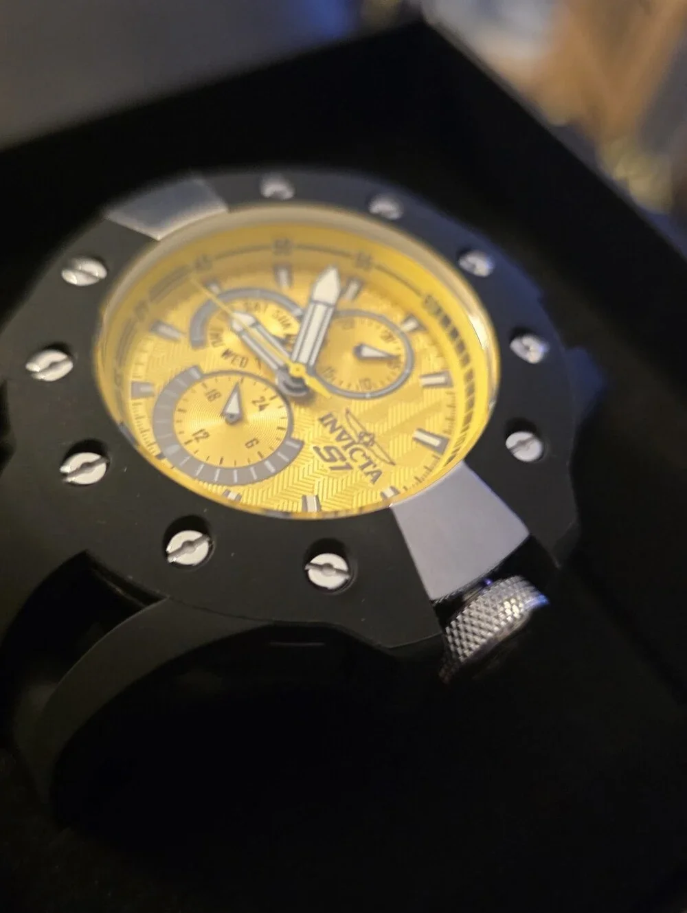 336.  Invicta S1 Rally Splitter Men's Watch - 49mm. Black (48120)